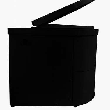TinyJohn XL BLACK - Waterless Incinerating Toilet