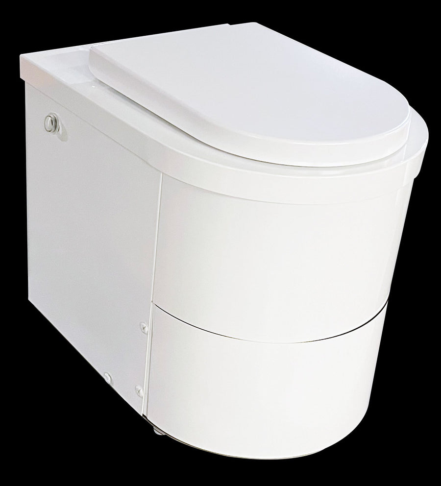 Commercial ECOJOHN incinerating toilet, selfcontained and